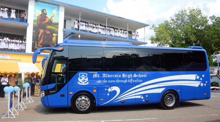 MAHS First School Bus
